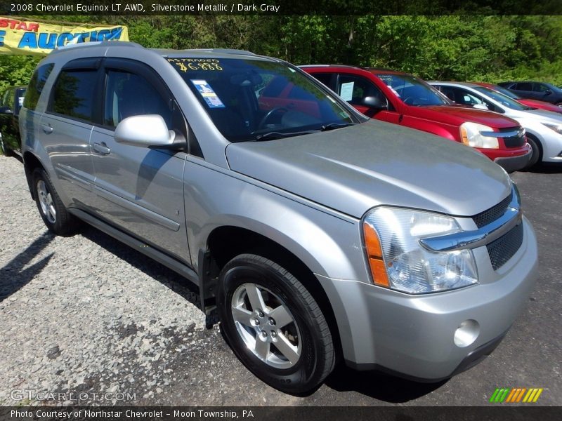 Silverstone Metallic / Dark Gray 2008 Chevrolet Equinox LT AWD