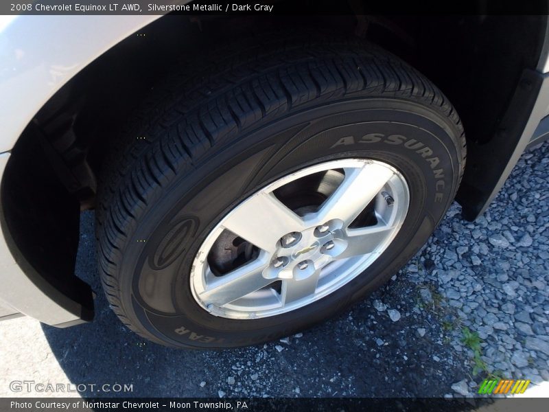 Silverstone Metallic / Dark Gray 2008 Chevrolet Equinox LT AWD