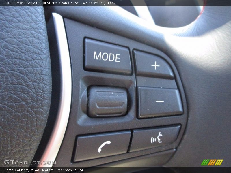 Alpine White / Black 2018 BMW 4 Series 430i xDrive Gran Coupe