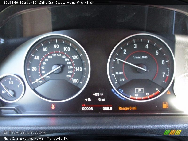 Alpine White / Black 2018 BMW 4 Series 430i xDrive Gran Coupe