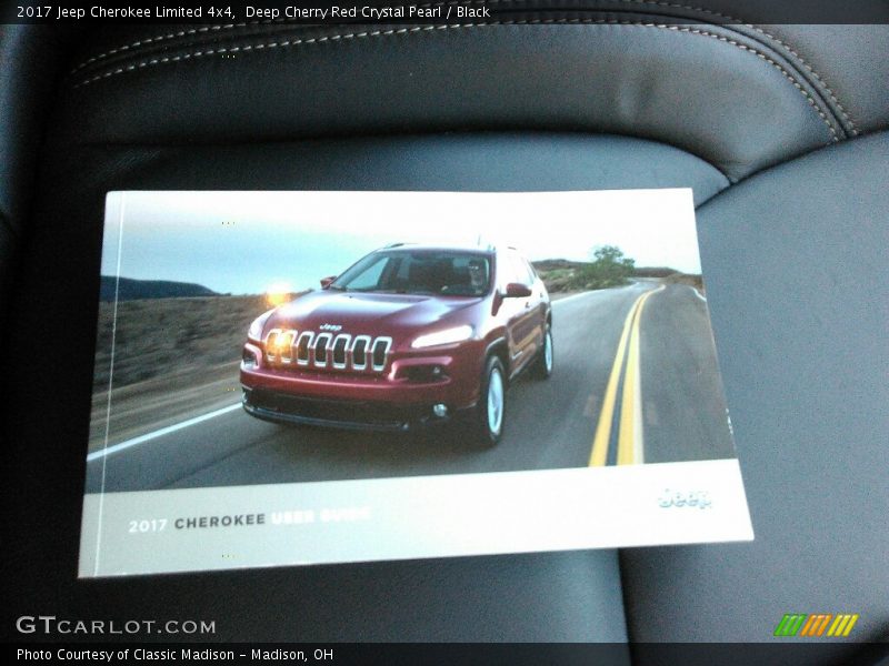 Deep Cherry Red Crystal Pearl / Black 2017 Jeep Cherokee Limited 4x4