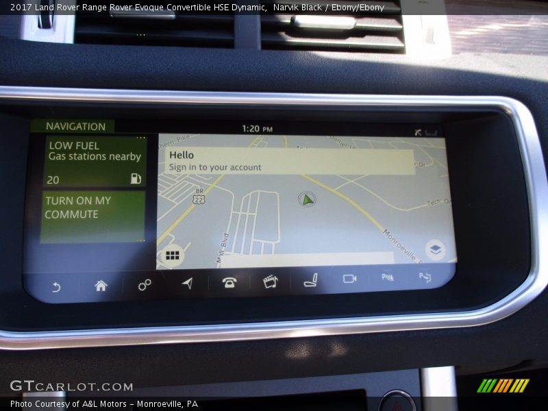 Narvik Black / Ebony/Ebony 2017 Land Rover Range Rover Evoque Convertible HSE Dynamic