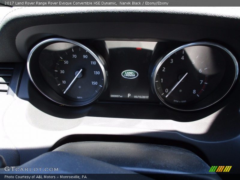 Narvik Black / Ebony/Ebony 2017 Land Rover Range Rover Evoque Convertible HSE Dynamic