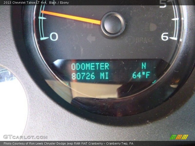 Black / Ebony 2013 Chevrolet Tahoe LT 4x4