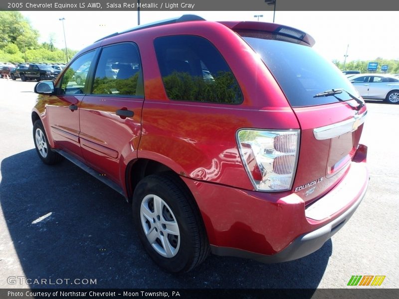 Salsa Red Metallic / Light Gray 2005 Chevrolet Equinox LS AWD