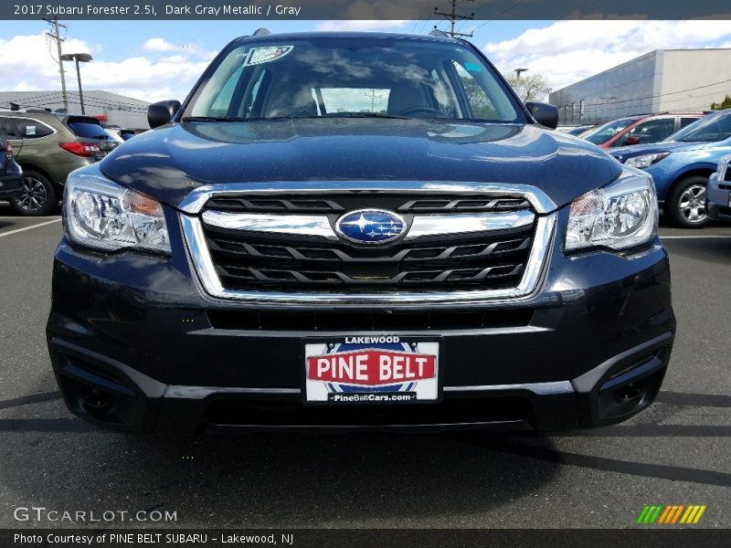 Dark Gray Metallic / Gray 2017 Subaru Forester 2.5i