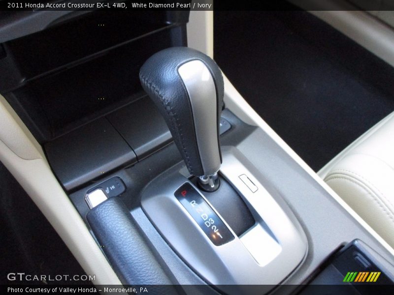 White Diamond Pearl / Ivory 2011 Honda Accord Crosstour EX-L 4WD