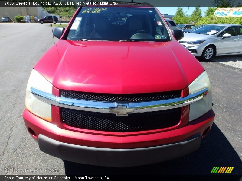 Salsa Red Metallic / Light Gray 2005 Chevrolet Equinox LS AWD