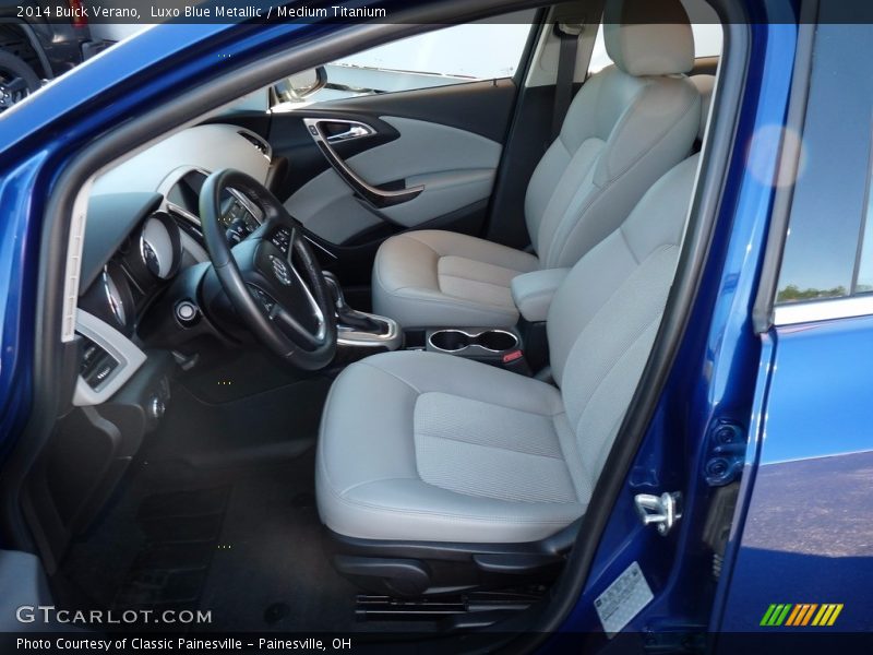 Luxo Blue Metallic / Medium Titanium 2014 Buick Verano