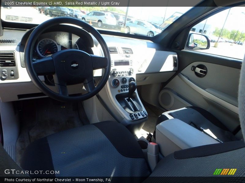 Salsa Red Metallic / Light Gray 2005 Chevrolet Equinox LS AWD