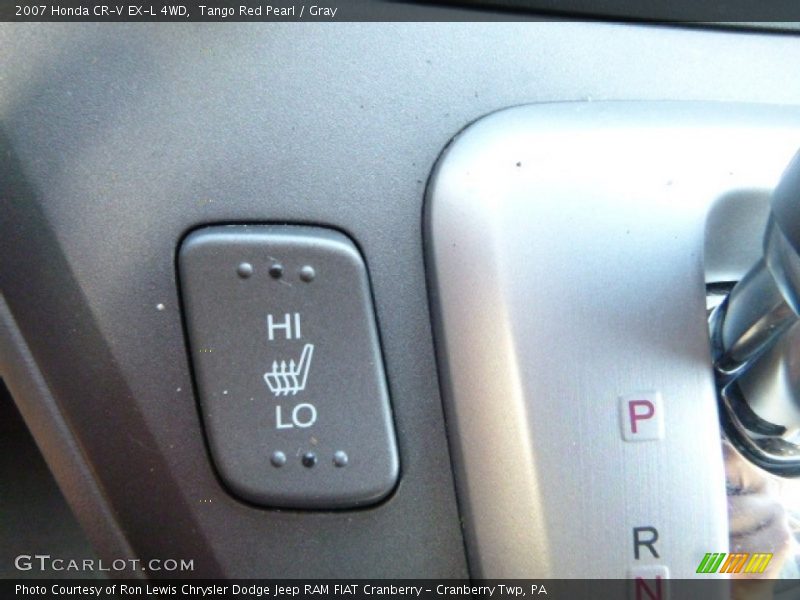 Tango Red Pearl / Gray 2007 Honda CR-V EX-L 4WD