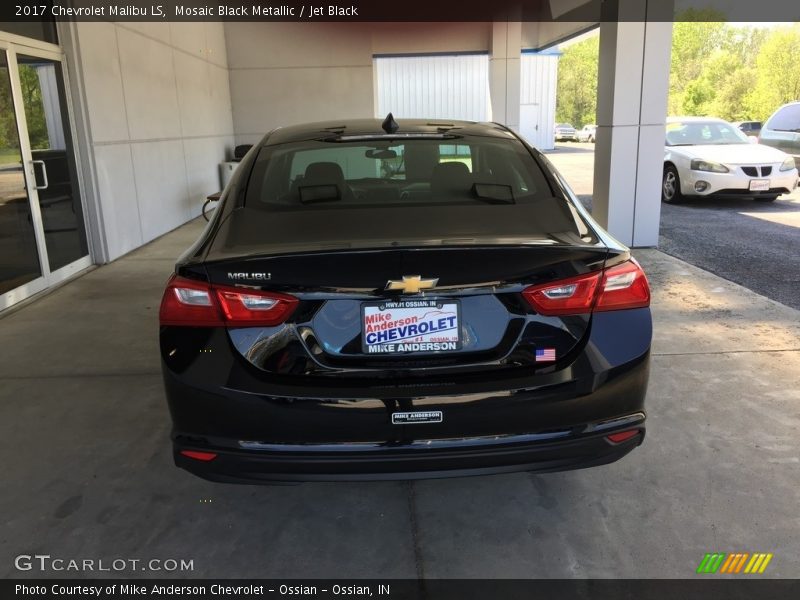 Mosaic Black Metallic / Jet Black 2017 Chevrolet Malibu LS
