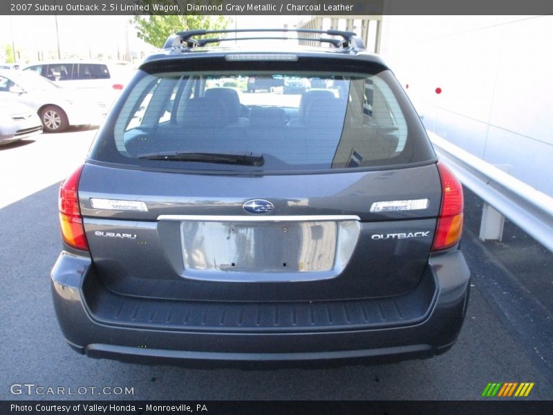Diamond Gray Metallic / Charcoal Leather 2007 Subaru Outback 2.5i Limited Wagon