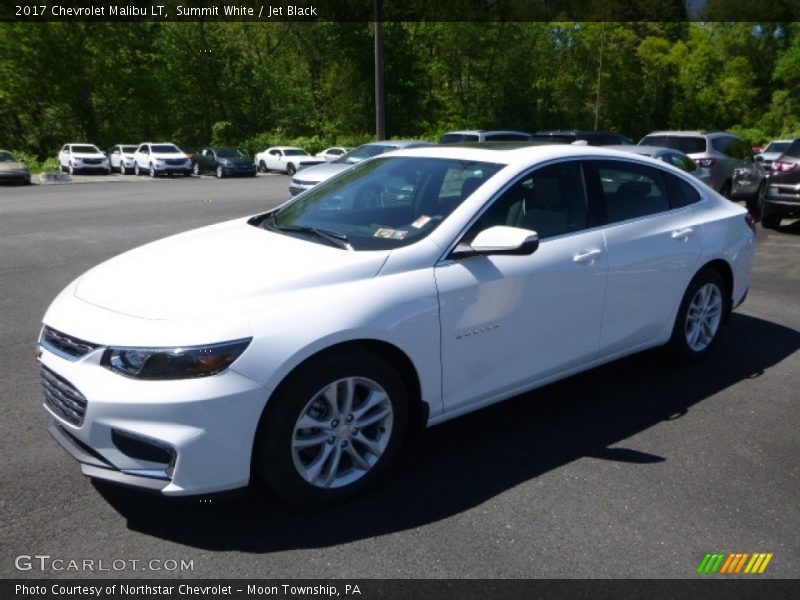 Summit White / Jet Black 2017 Chevrolet Malibu LT