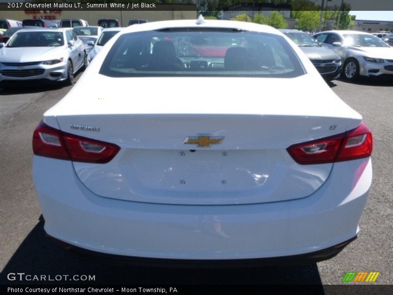 Summit White / Jet Black 2017 Chevrolet Malibu LT