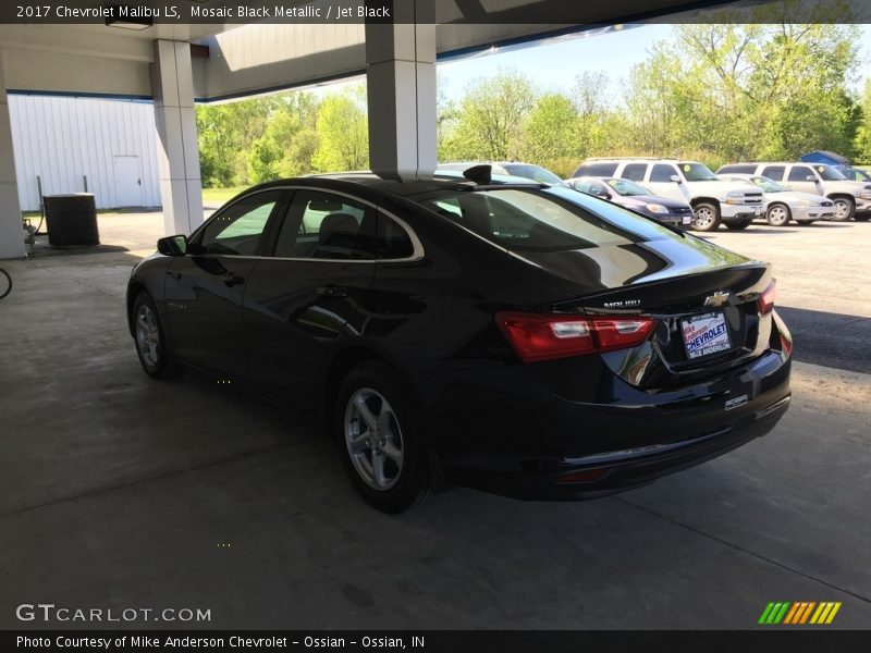 Mosaic Black Metallic / Jet Black 2017 Chevrolet Malibu LS