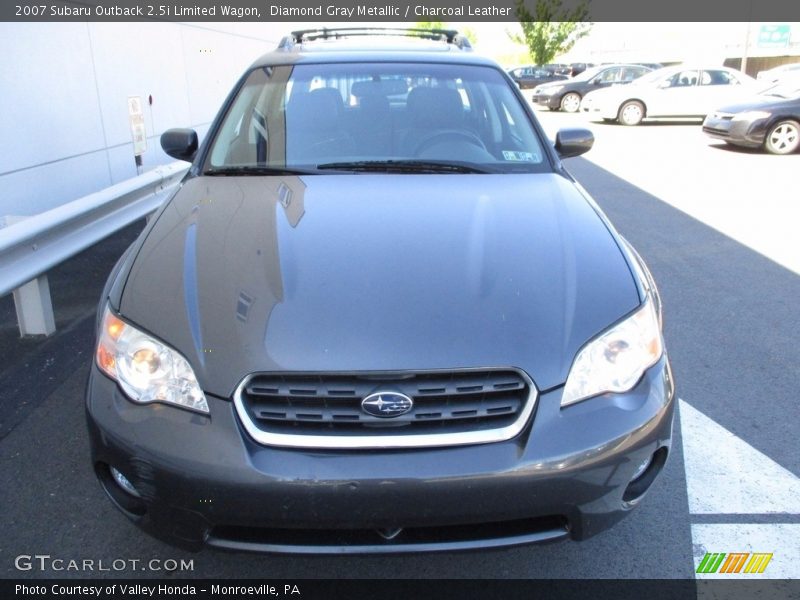 Diamond Gray Metallic / Charcoal Leather 2007 Subaru Outback 2.5i Limited Wagon