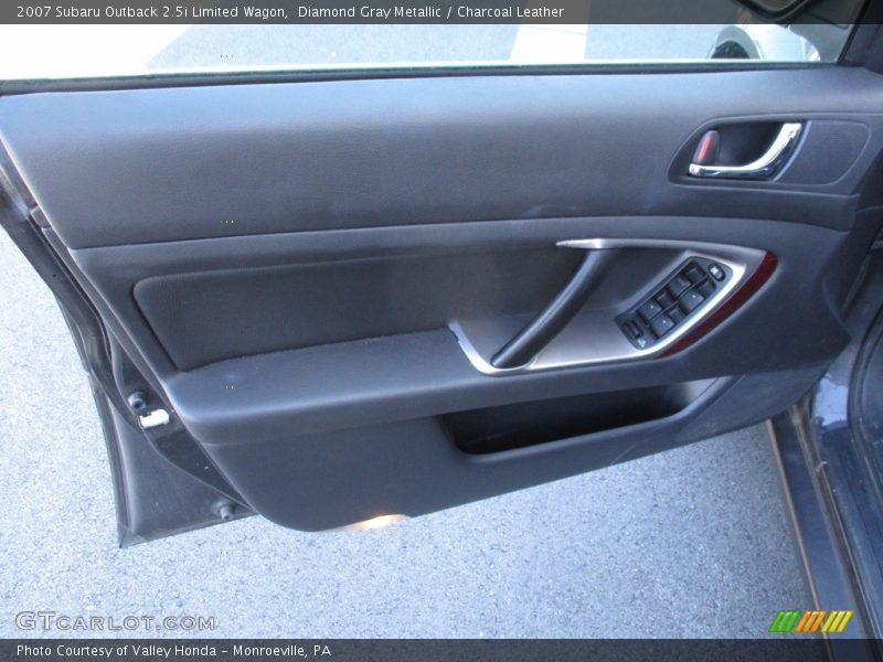 Diamond Gray Metallic / Charcoal Leather 2007 Subaru Outback 2.5i Limited Wagon