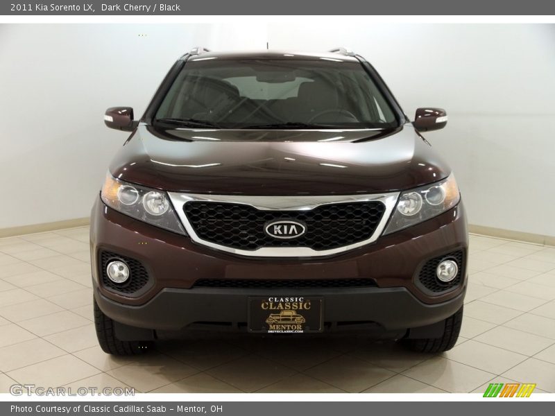 Dark Cherry / Black 2011 Kia Sorento LX