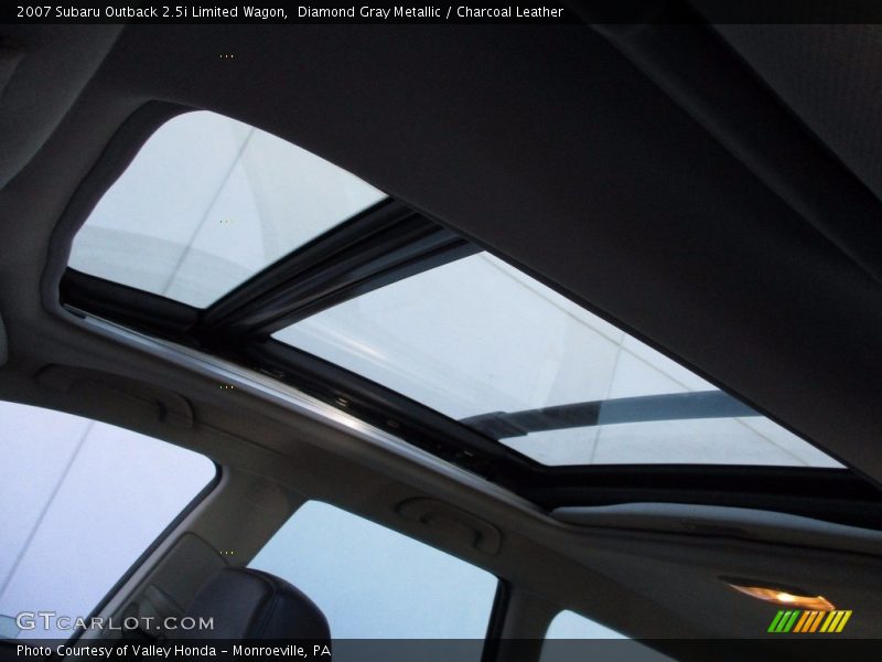 Diamond Gray Metallic / Charcoal Leather 2007 Subaru Outback 2.5i Limited Wagon