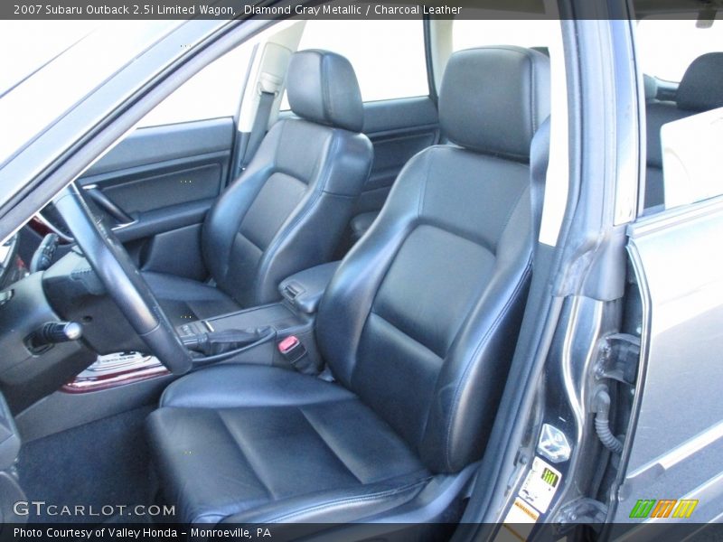 Diamond Gray Metallic / Charcoal Leather 2007 Subaru Outback 2.5i Limited Wagon
