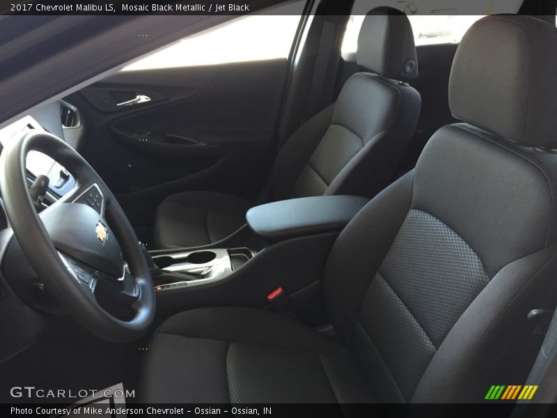 Mosaic Black Metallic / Jet Black 2017 Chevrolet Malibu LS