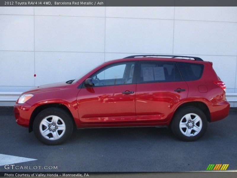 Barcelona Red Metallic / Ash 2012 Toyota RAV4 I4 4WD