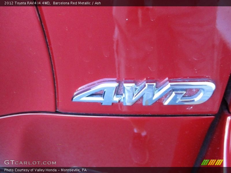 Barcelona Red Metallic / Ash 2012 Toyota RAV4 I4 4WD