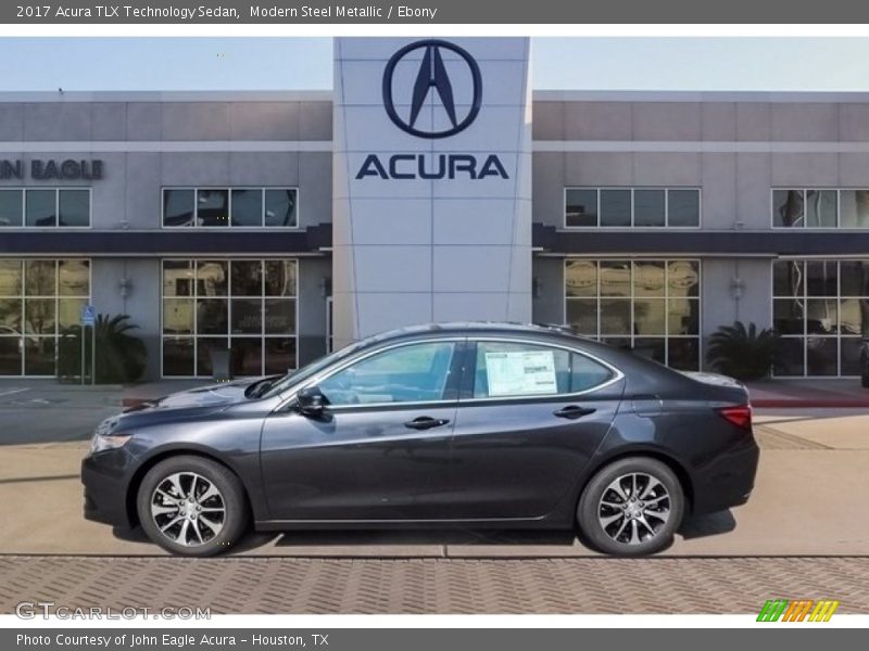 Modern Steel Metallic / Ebony 2017 Acura TLX Technology Sedan