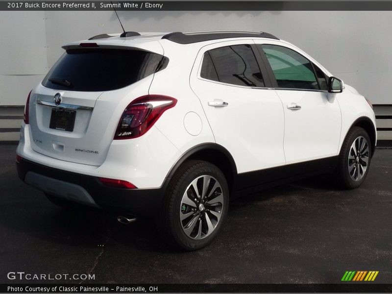 Summit White / Ebony 2017 Buick Encore Preferred II