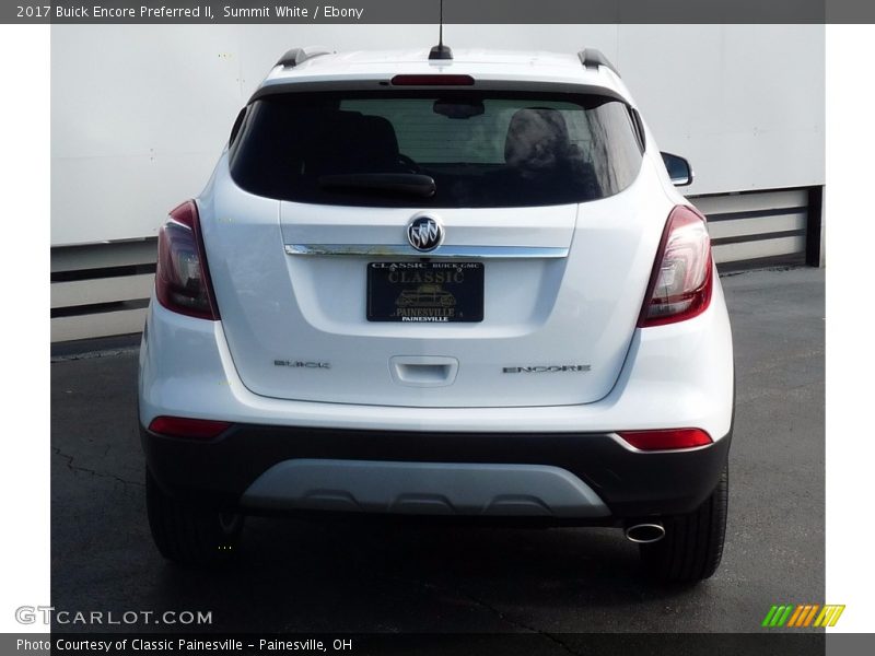 Summit White / Ebony 2017 Buick Encore Preferred II