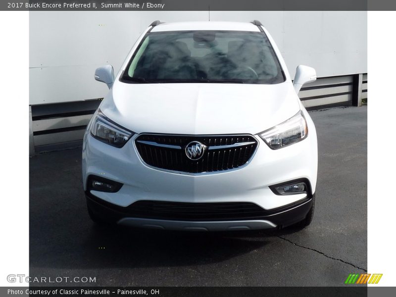 Summit White / Ebony 2017 Buick Encore Preferred II
