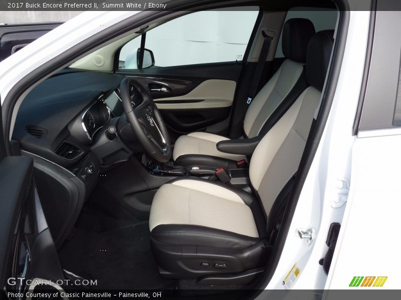 Summit White / Ebony 2017 Buick Encore Preferred II