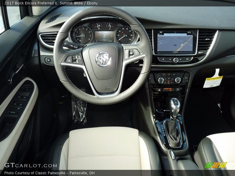 Summit White / Ebony 2017 Buick Encore Preferred II
