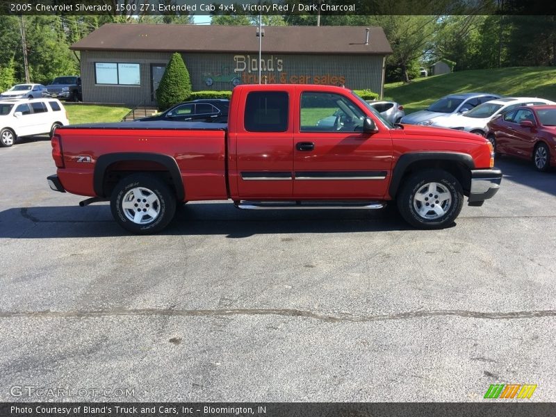 Victory Red / Dark Charcoal 2005 Chevrolet Silverado 1500 Z71 Extended Cab 4x4