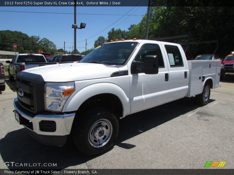 Oxford White / Steel 2013 Ford F250 Super Duty XL Crew Cab 4x4
