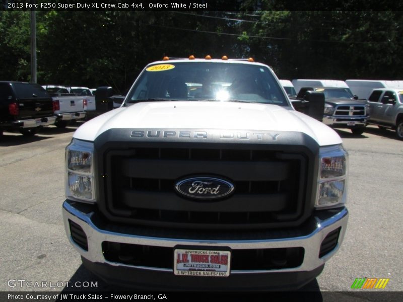 Oxford White / Steel 2013 Ford F250 Super Duty XL Crew Cab 4x4