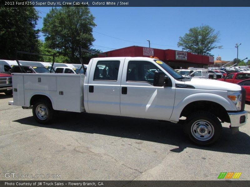 Oxford White / Steel 2013 Ford F250 Super Duty XL Crew Cab 4x4