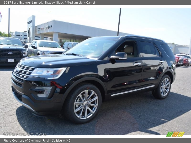 Shadow Black / Medium Light Camel 2017 Ford Explorer Limited