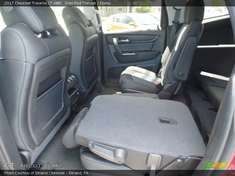 Siren Red Tintcoat / Ebony 2017 Chevrolet Traverse LT AWD