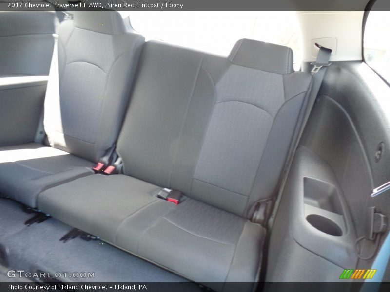 Siren Red Tintcoat / Ebony 2017 Chevrolet Traverse LT AWD