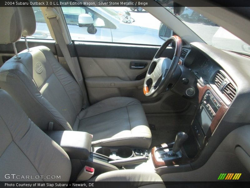 Silver Stone Metallic / Beige 2004 Subaru Outback 3.0 L.L.Bean Edition Wagon