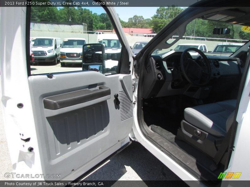 Oxford White / Steel 2013 Ford F250 Super Duty XL Crew Cab 4x4