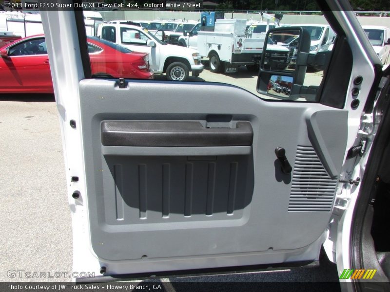 Oxford White / Steel 2013 Ford F250 Super Duty XL Crew Cab 4x4