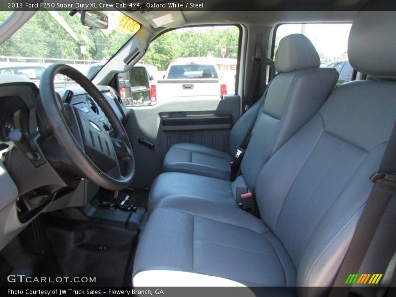 Oxford White / Steel 2013 Ford F250 Super Duty XL Crew Cab 4x4