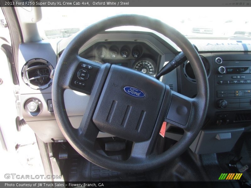 Oxford White / Steel 2013 Ford F250 Super Duty XL Crew Cab 4x4