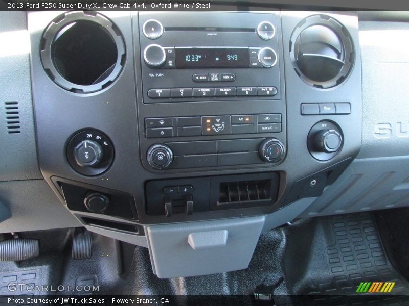 Oxford White / Steel 2013 Ford F250 Super Duty XL Crew Cab 4x4