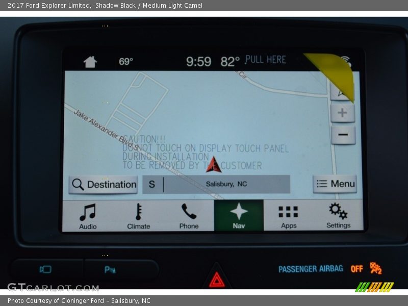 Shadow Black / Medium Light Camel 2017 Ford Explorer Limited