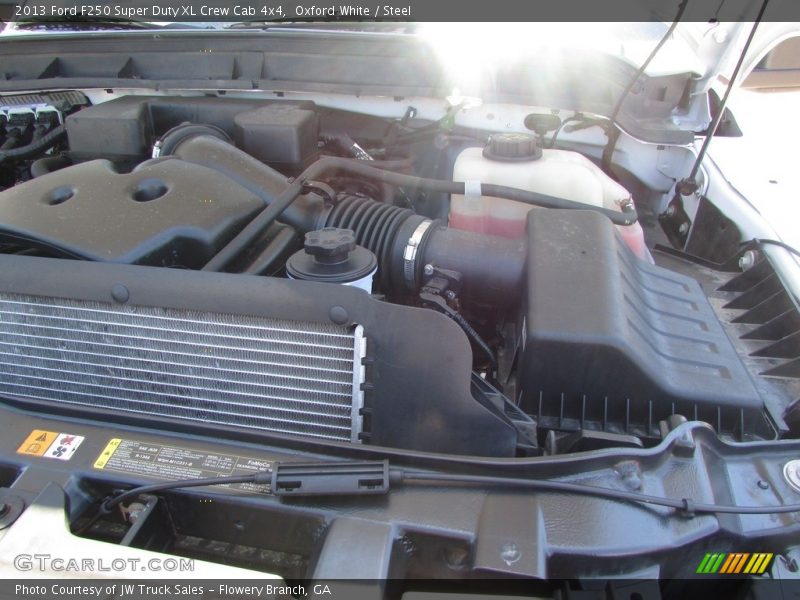 Oxford White / Steel 2013 Ford F250 Super Duty XL Crew Cab 4x4