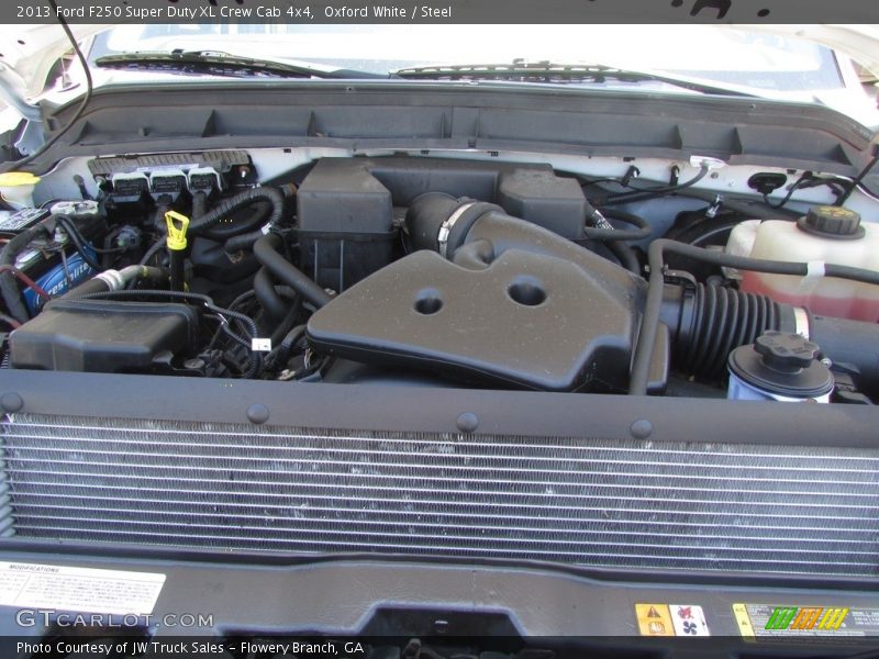 Oxford White / Steel 2013 Ford F250 Super Duty XL Crew Cab 4x4